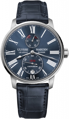 Buy this new Ulysse Nardin Marine Chronometer Torpilleur 42mm 1183-310/43 mens watch for the discount price of £6,579.00. UK Retailer.